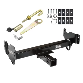 Front Mount Trailer Tow Hitch For Draw-Tite Front Mount Trailer Hitch For 97-03 Ford F150 2004 Heritage 97-99 F250 Light Duty 97-02 Expedition Lincoln Navigator w/ J-Pin Anti-Rattle Lock