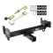 Front Mount Trailer Tow Hitch For Draw-Tite Front Mount Trailer Hitch For 97-03 Ford F150 2004 Heritage 97-99 F250 Light Duty 97-02 Expedition Lincoln Navigator w/ J-Pin Anti-Rattle Lock