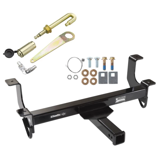 Front Mount Trailer Tow Hitch For Draw-Tite Front Mount Trailer Hitch For 09-18 Dodge Ram 1500 19-24 Ram 1500 Classic w/ J-Pin Anti-Rattle Lock