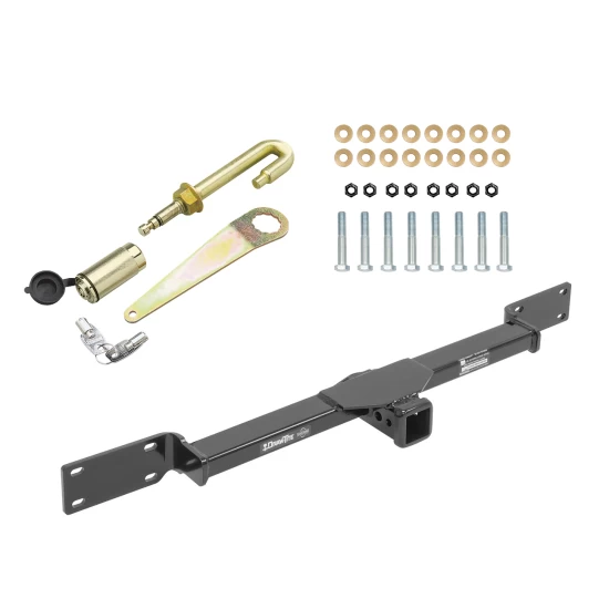 Front Mount Trailer Tow Hitch For Draw-Tite Front Mount Trailer Hitch For 10-19 Dodge Ram 2500 3500 4500 550 w/ J-Pin Anti-Rattle Lock