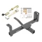 Front Mount Trailer Tow Hitch For 14-20 Chevy Silverado GMC Sierra 1500 Suburban Tahoe Yukon w/ J-Pin Anti-Rattle Lock