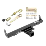 Front Mount Trailer Tow Hitch For Draw-Tite Front Mount Trailer Hitch For 07-18 Jeep Wrangler JK All Models w/ J-Pin Anti-Rattle Lock