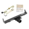 Front Mount Trailer Tow Hitch For Draw-Tite Front Mount Trailer Hitch For 07-18 Jeep Wrangler JK All Models w/ J-Pin Anti-Rattle Lock