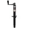 Reese 5K A-Frame Trailer Jack 15" Lift Black Powdercoat Inner and Outer Tube Topwind Round Jack Corrosion Resistant 5 Year Warranty