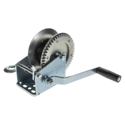 Fulton Trailer Winch 1,500 lbs Capacity 20 ft Strap w/ Hook Clear Zinc - 74329 Boat Winch