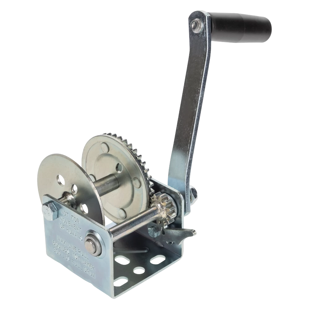 Reese Towpower Trailer Winch 600 lbs Capacity Clear Zinc - 74337 Boat Winch Reese Towpower Trailer Winch 600 lbs Capacity Clear Zinc