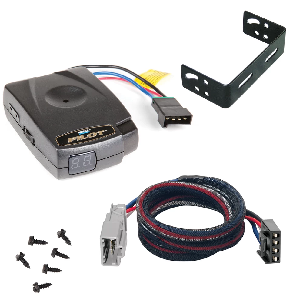 Reese Pilot Trailer Brake Control For 16-25 Honda Pilot 19-25 Passport Electric Trailer Brakes Module Box Controller 1-3 Axle