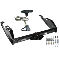 Trailer Tow Hitch For 88-91 Chevy GMC C/K Pickup Crew Cab ONLY w/ Wiring Harness Kit