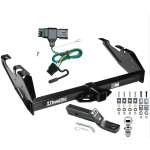 Trailer Tow Hitch For 88-00 Chevy GMC C/K Pickup Standard or Step Bumper Complete Package w/ Wiring and 1-7/8" Ball