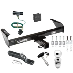 Trailer Tow Hitch For 75-84 Chevy GMC C/K 8Ft Standard or Step Bumper Complete Package w/ Wiring and 2" Ball