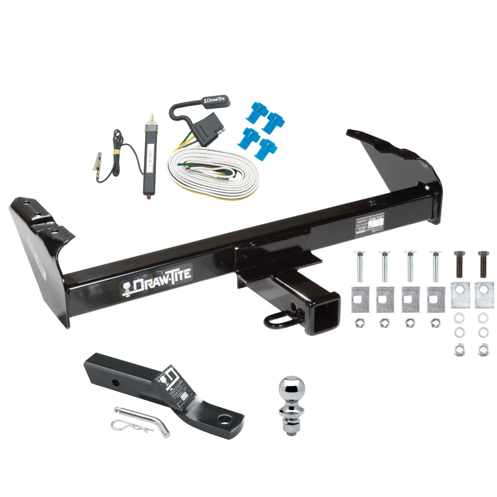 Trailer Tow Hitch For Trailer Tow Hitch For 63-87 Chevy GMC C/K 63-74 Ford F-Series 69-75 International Package Wiring 1-7/8" Ball