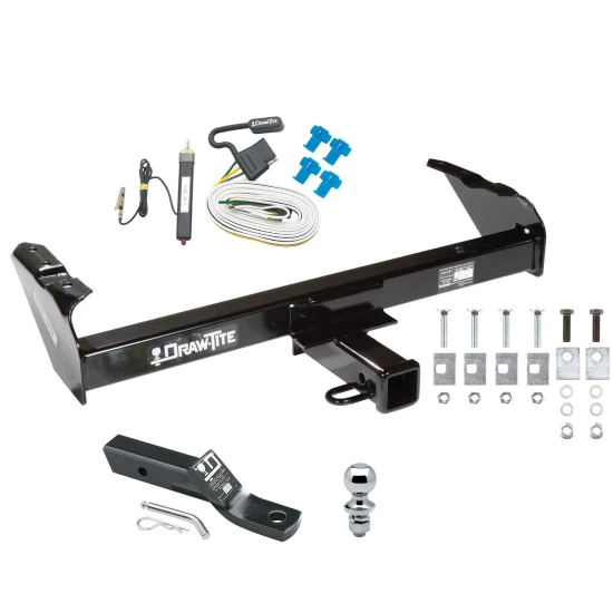 Trailer Tow Hitch For Trailer Tow Hitch For 63-87 Chevy GMC C/K 63-74 Ford F-Series 69-75 International Package Wiring 1-7/8" Ball