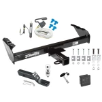 Trailer Tow Hitch For 63-87 Chevy GMC C/K 63-74 Ford F-Series 69-75 International Deluxe Package Wiring 2" Ball and Lock