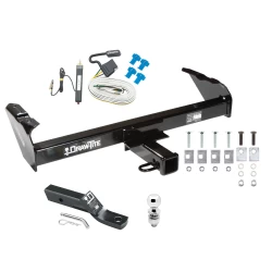 Trailer Tow Hitch For 63-87 Chevy GMC C/K 63-74 Ford F-Series 69-75 International Complete Package w/ Wiring and 2" Ball