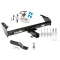 Trailer Tow Hitch For 63-87 Chevy GMC C/K 63-74 Ford F-Series 69-75 International Complete Package w/ Wiring and 2" Ball