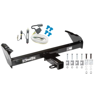 Trailer Tow Hitch For 63-87 Chevy GMC C/K 63-74 Ford F-Series 69-75 International w/ Wiring Harness Kit