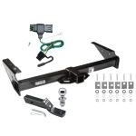 Trailer Tow Hitch For 92-00 Chevy GMC Yukon Suburban Tahoe Escalade Complete Package w/ Wiring and 1-7/8" Ball