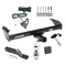 Trailer Tow Hitch For 73-96 Ford F-100 150 250 350 Bronco 68-85 Dodge D/W Series Ram Pickup Deluxe Package Wiring 2" Ball and Lock