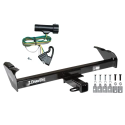 Trailer Tow Hitch For 73-96 Ford F-100 150 250 350 Bronco 68-85 Dodge D/W Series Ram Pickup w/ Wiring Harness Kit