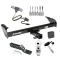 Trailer Tow Hitch For 87-96 Ford F-150 F-250 F-350 97 Heavy Duty Standard Bed & Bumper Deluxe Package Wiring 2" Ball and Lock