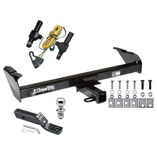 Custom Fit Trailer Hitch Wiring Harness (Plug & Play) 2" Drop Ball-Mount w/ Pin/Clip 1-7/8" Chrome Ball Installation Hardware Installation Instructions 75038 118317 23 63816 Draw-Tite Trailer Tow Hitch 86-93 Dodge Pickup Complete Package Wi Trailer Tow Hitch For 86-93 Dodge Pickup Complete Package w/ Wiring and 1-7/8" Ball
