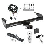 Trailer Tow Hitch For 2004 Dodge Dakota Deluxe Package Wiring 2" Ball and Lock