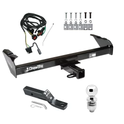 Trailer Tow Hitch For 04-04 Dodge Dakota All Models Complete Package w/ Wiring and 2" Ball