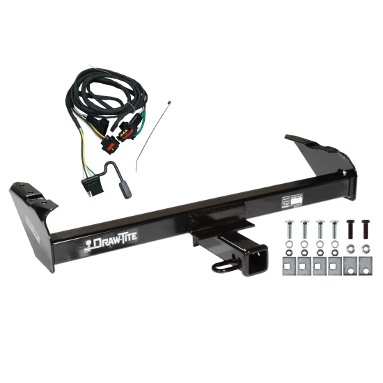 Trailer Tow Hitch For 04-04 Dodge Dakota All Models w/ Wiring Harness Kit