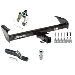 Custom Fit Trailer Hitch Wiring Harness (Plug & Play) 2" Drop Ball-Mount w/ Pin/Clip 1-7/8" Chrome Ball Installation Hardware Installation Instructions 75038 118329 23 63816 Draw-Tite Trailer Tow Hitch 97-03 Dodge Dakota Complete Package Wi Trailer Tow Hitch For 97-03 Dodge Dakota Complete Package w/ Wiring and 1-7/8" Ball