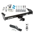 Trailer Tow Hitch For 68-85 Dodge Pickup 78-96 Ford Bronco 75-79 F100/250/350 PKG w/ Wiring and 2" Ball