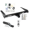 Trailer Tow Hitch For 1993 Jeep Grand Cherokee ZJ Grand Wagoneer Complete Package w/ Wiring and 2" Ball