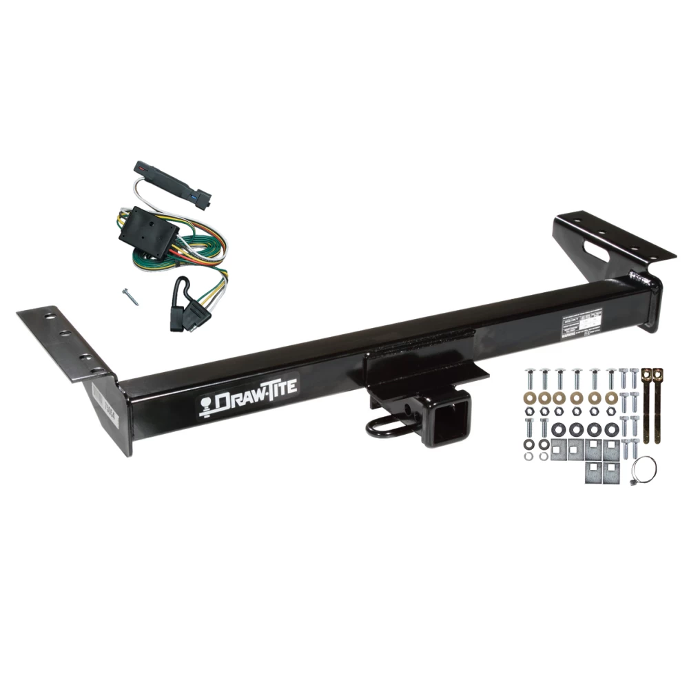 Trailer Tow Hitch For 84-90 Jeep Wagoneer 84-96 Cherokee All Models w/ Wiring Harness Kit