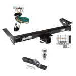 Trailer Tow Hitch For 97-01 Jeep Cherokee All Models Complete Package w/ Wiring and 1-7/8" Ball