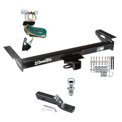Trailer Tow Hitch For 97-01 Jeep Cherokee All Models Complete Package w/ Wiring and 1-7/8" Ball