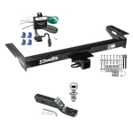 Trailer Tow Hitch For 84-90 Jeep Wagoneer 84-96 Cherokee All Models Complete Package w/ Wiring and 1-7/8" Ball