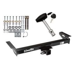 Trailer Tow Hitch For 84-90 Jeep Wagoneer 84-01 Cherokee w/ Security Lock Pin Key