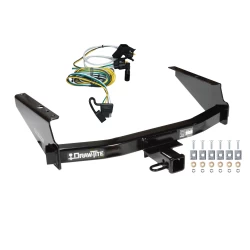 Trailer Tow Hitch For 97-03 Ford F150 2004 Heritage 97-99 F250 Light Duty w/o Factory Wiring w/ Wiring Harness Kit