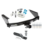 Trailer Tow Hitch For 97-03 Ford F150 2004 Heritage 97-99 F250 Light Duty w/ Existing 4-Flat Complete Package w/ Wiring and 1-7/8" Ball