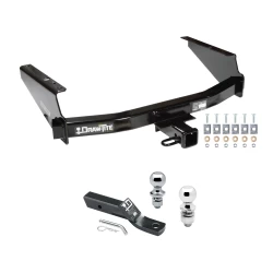 Trailer Tow Hitch For 97-03 Ford F-150 2004 Heritage 97-99 F-250 Light Duty Receiver w/ 1-7/8" and 2" Ball