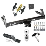 Trailer Tow Hitch For 87-94 Dodge Dakota All Models Deluxe Package Wiring 2" Ball and Lock