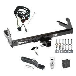 Trailer Tow Hitch For 04-04 Dodge Dakota All Models Deluxe Package Wiring 2" Ball and Lock