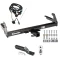 Trailer Tow Hitch For 04-04 Dodge Dakota All Models Complete Package w/ Wiring and 2" Ball