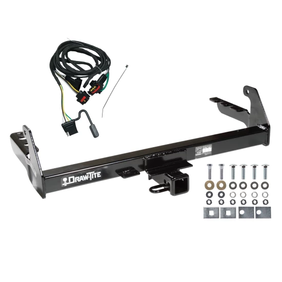Trailer Tow Hitch For 04-04 Dodge Dakota All Models w/ Wiring Harness Kit