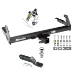 Trailer Tow Hitch For 95-03 Dodge Dakota All Models Complete Package w/ Wiring and 1-7/8" Ball