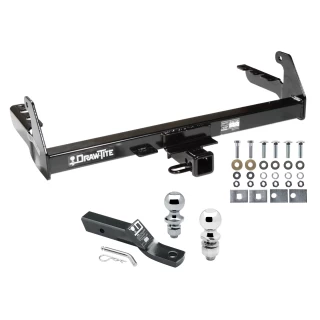 Trailer Tow Hitch For 87-04 Dodge Dakota All Models Receiver w/ 1-7/8" and 2" Ball