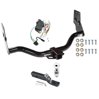 Trailer Tow Hitch For 96-04 Nissan Pathfinder 97-03 INFINITI QX4 Complete Package w/ Wiring and 2" Ball
