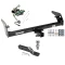 Trailer Tow Hitch For 95-04 Toyota Tacoma Complete Package w/ Wiring and 1-7/8" Ball