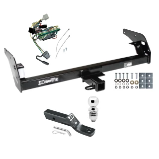Trailer Tow Hitch For 95-04 Toyota Tacoma Complete Package w/ Wiring and 2" Ball