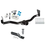 Trailer Tow Hitch For 95-05 Chevy Blazer Trailblazer GMC Jimmy Bravada Complete Package w/ Wiring and 1-7/8" Ball