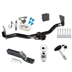 Trailer Tow Hitch For 95-04 GMC Jimmy 95-05 Chevy Blazer 96-04 Oldsmobile Bravada Deluxe Package Wiring 2" Ball and Lock